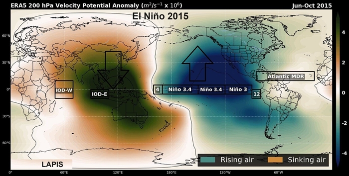Mapa do El Niño em 2015_QGIS