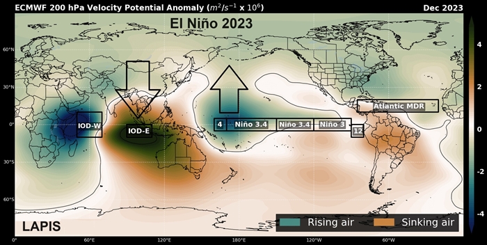 Mapa do El Niño em 2023_QGIS