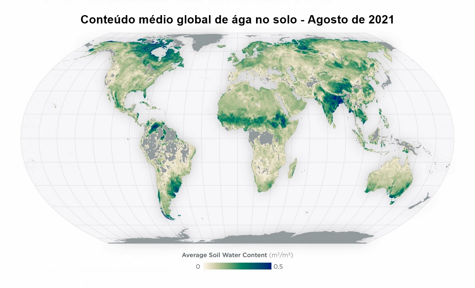 Produto da umidade do solo gerado pelo Planet no QGIS