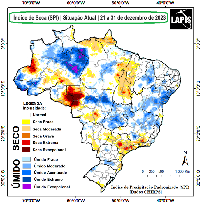 Mapa da chuva nas regiões brasileiras_QGIS