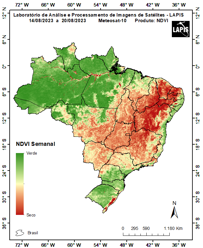 Mapa da cobertura vegetal no Brasil_QGIS