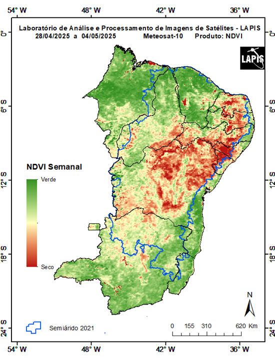 Mapa da cobertura vegetal no Semiárido brasileiro_QGIS