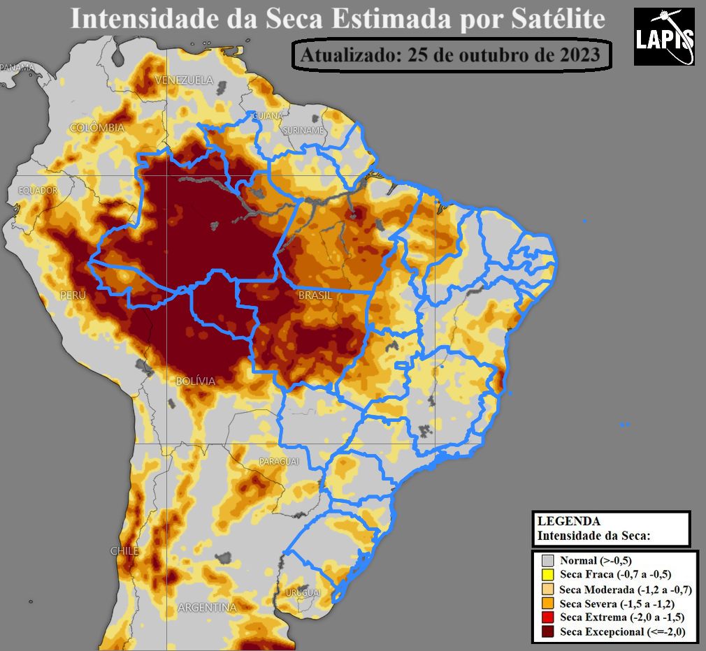 Mapa da intensidade da seca no Brasil_QGIS