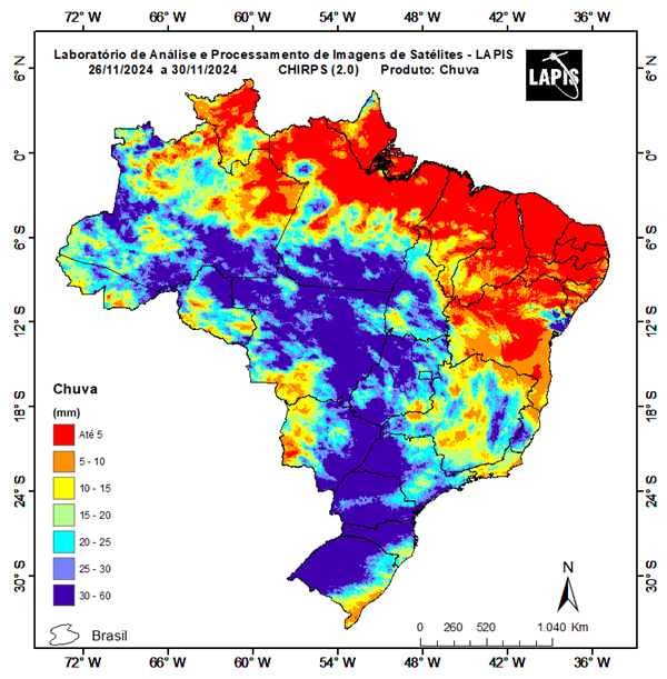 Mapa da precipitação_QGIS