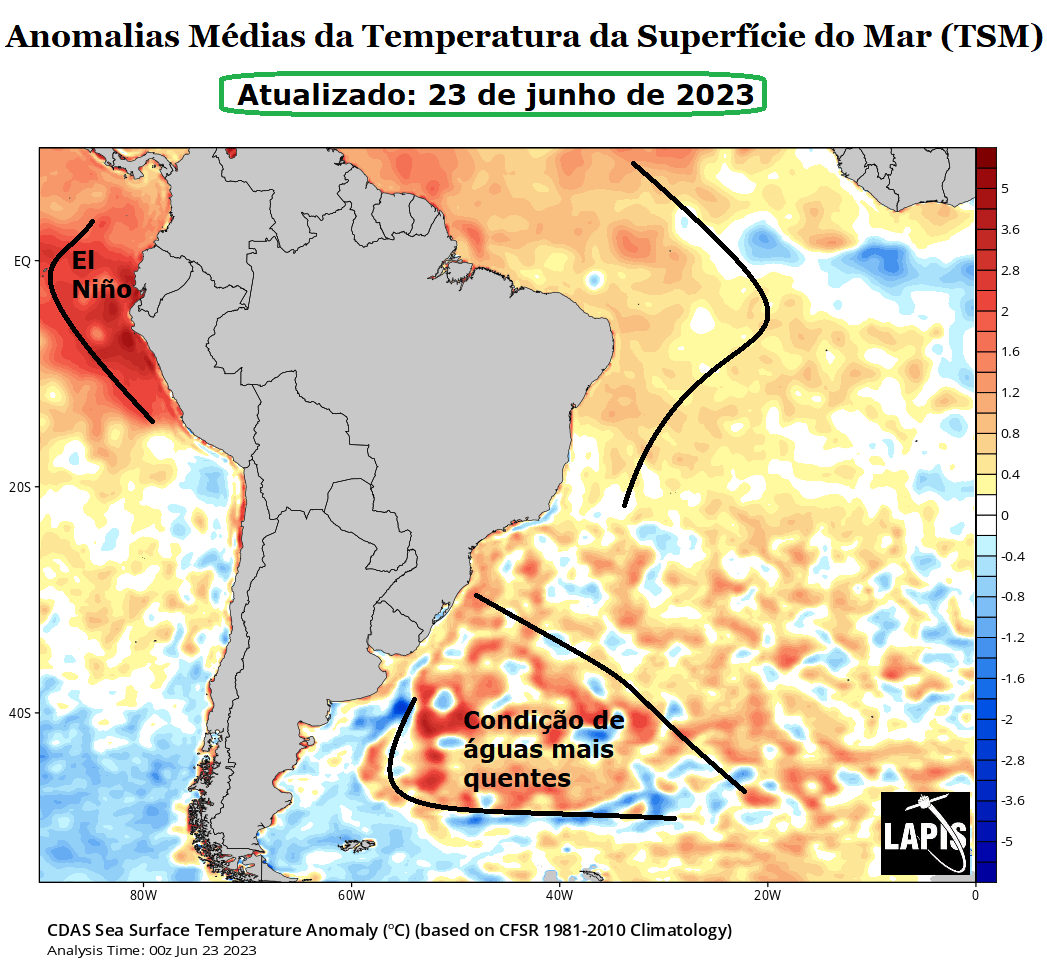 Mapa da temperatura do Atlântico_El Niño_QGIS