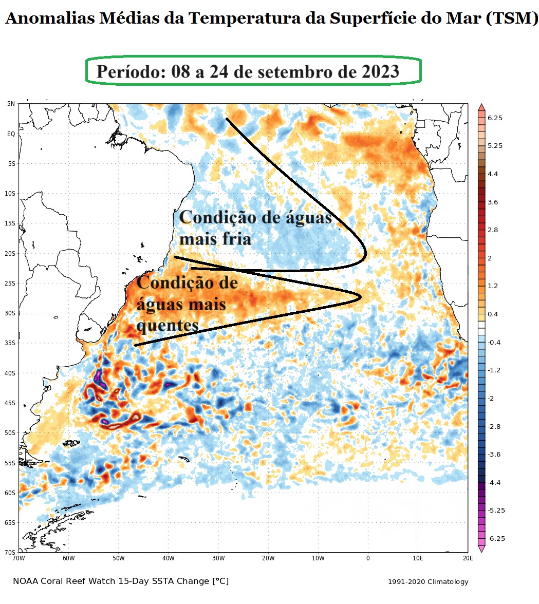 Mapa da temperatura do Atlântico Sul_QGIS