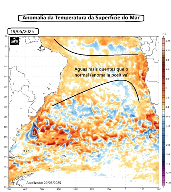 Mapa da temperatura do Atlãntico_QGIS