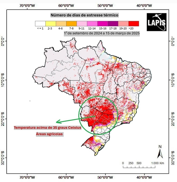 Mapa das áreas agrícolas afetadas por calor extremo_QGIS