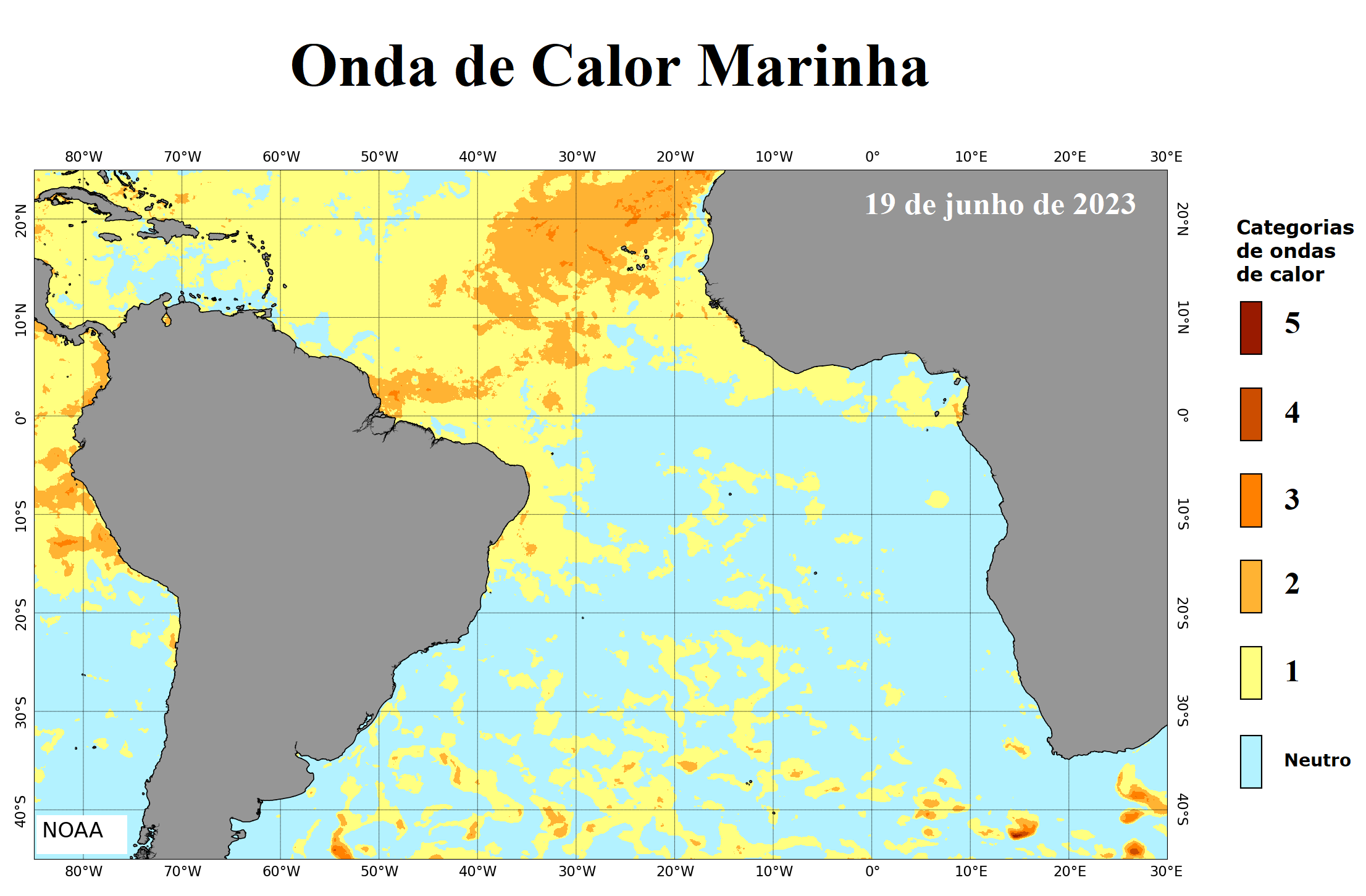 Mapa das ondas de calor marinhas_QGIS