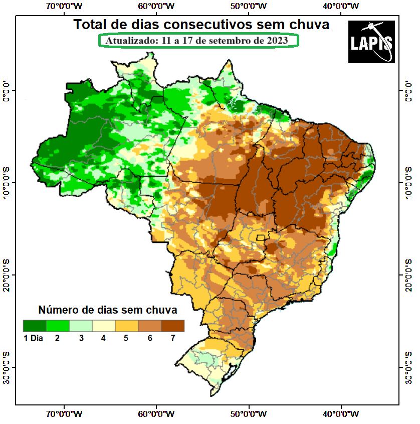 Mapa do número de dias secos_QGIS