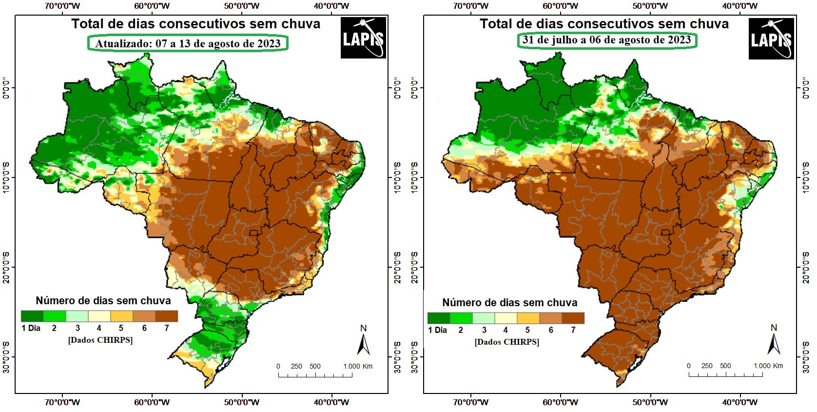 Mapa do número de dias secos_QGIS_