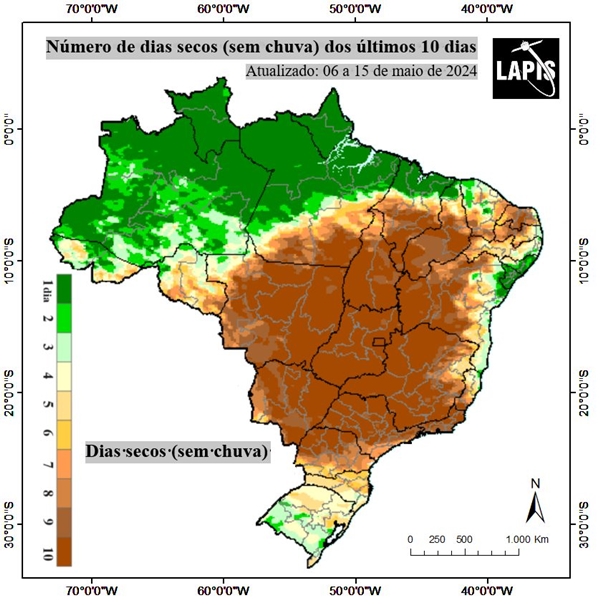 Mapa do número de dias secos_maio_QGIS