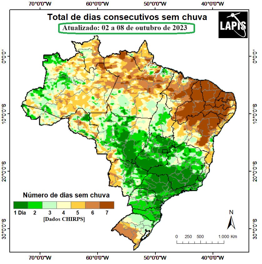 Mapa do número de dias sem chuva_QGIS