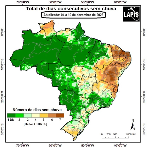 Mapa do número de dias sem chuva_QGIS_04 a 10