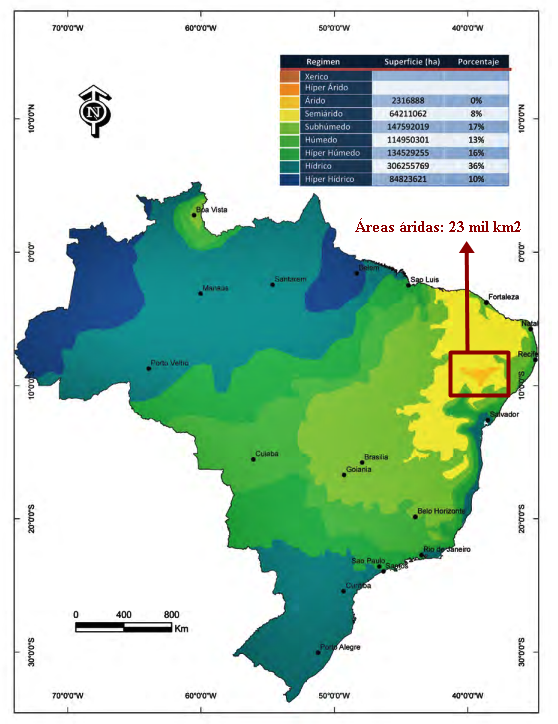 Mapa da regiões árida Nordeste brasileiro_QGIS