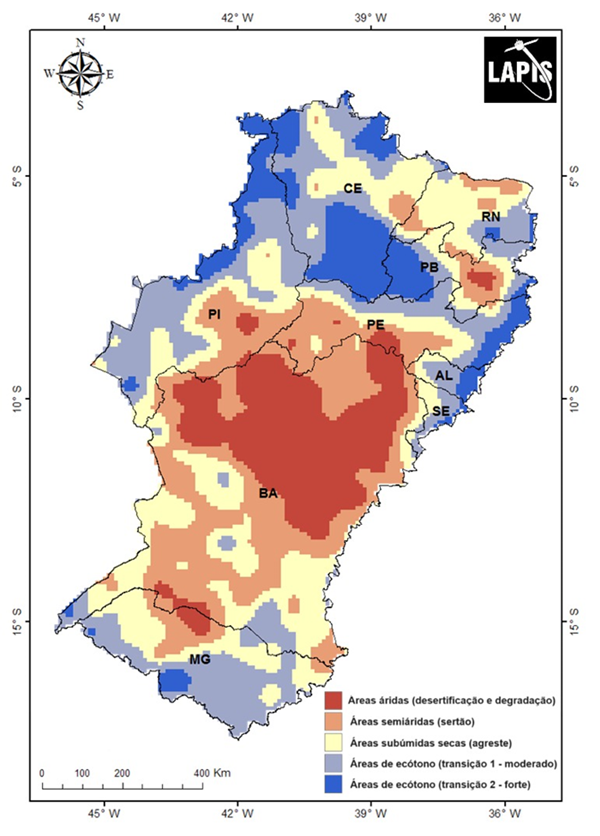 Mapeamento de áreas áridas no Nordeste_ da desertificação_QGIS