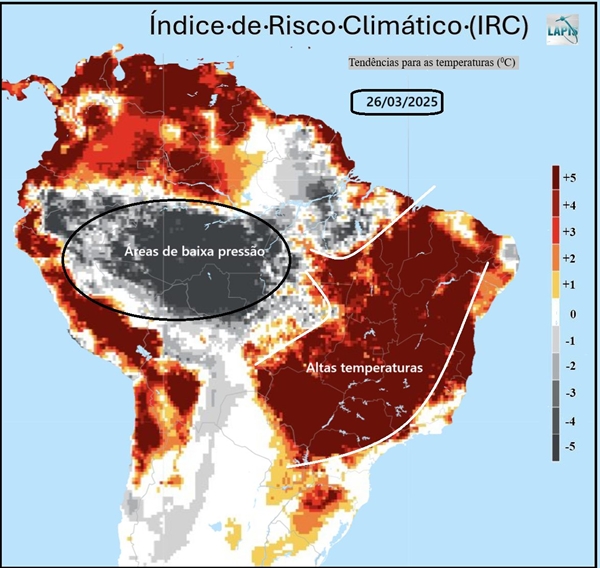Mapeamento mostra regiões brasileiras