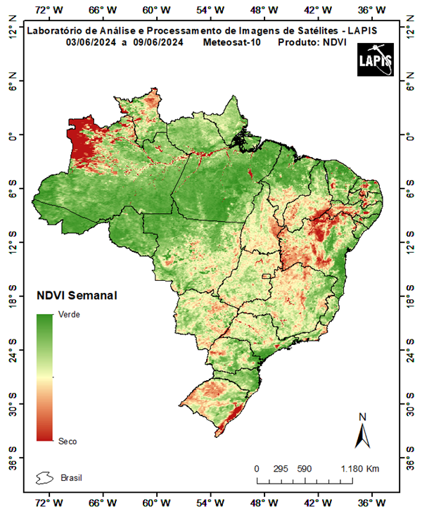Mapa da cobertura vegetal_satélite_NDVI_QGIS