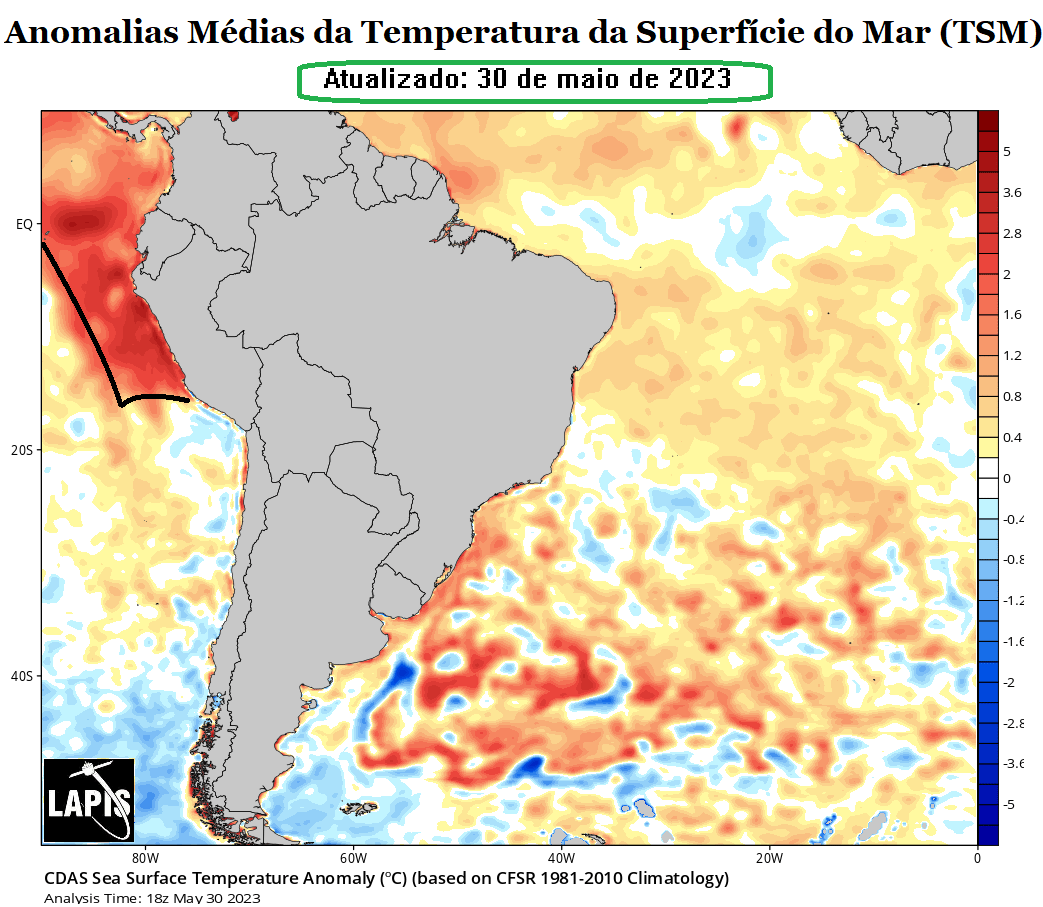 Mapa da anomalia da temperatura dos oceanos_QGIS