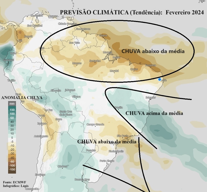 Previsão climática para fevereiro_2023_QGIS