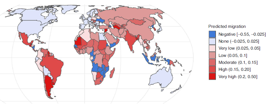 Mapa global da migração ambiental 