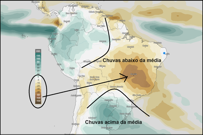 Previsão do El Niño para dezembro_QGIS