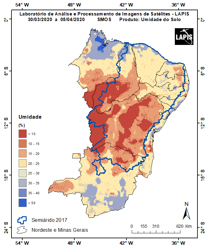 Situação da seca no Semiárido e no Nordeste brasileiro