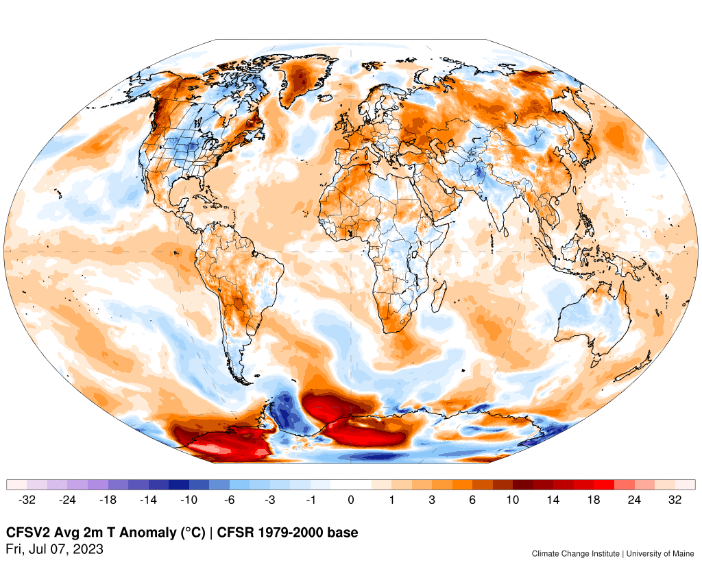 Temperatura global sob El Niño em 2023_QGIS