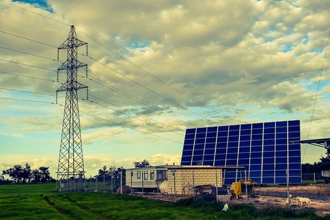 Fazendo com energia solar e transmissor