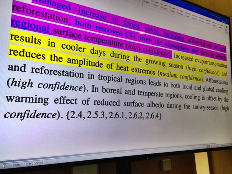 Relatório do IPCC sobre mudanças climáticas