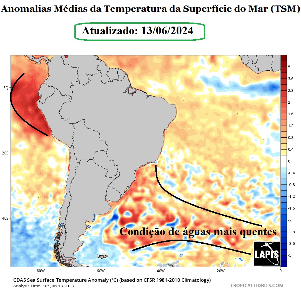 Águas mais quentes no Atlântico Sul_El Niño_QGIS